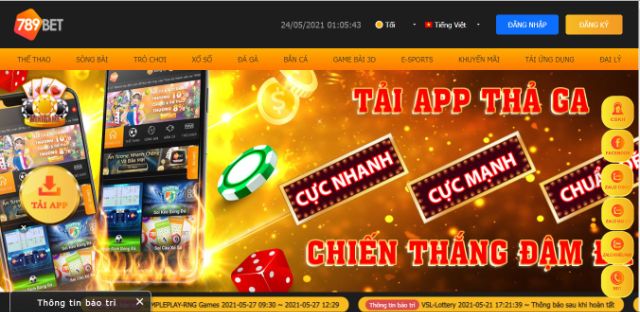 Cá cược thuận tiện, mọi lúc mọi nơi với ứng dụng 789bet