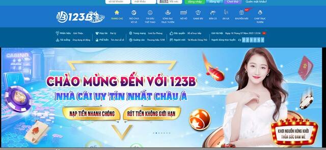 Thông tin tổng quan về nhà cái trực tuyến 123b