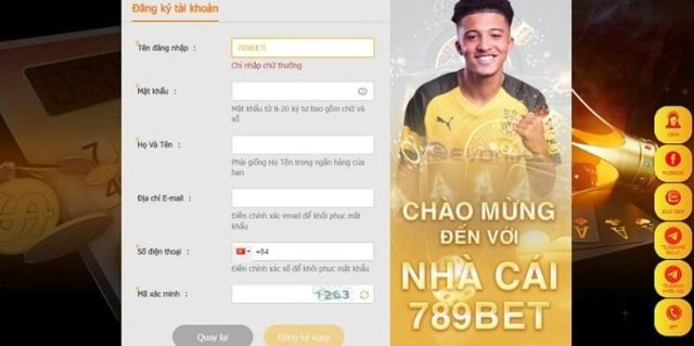 Truy cập link 789bet và đăng ký tài khoản ngay hôm nay