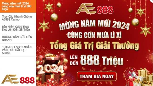 AE888 là nhà cái cá cược hàng đầu châu Á và Việt Nam