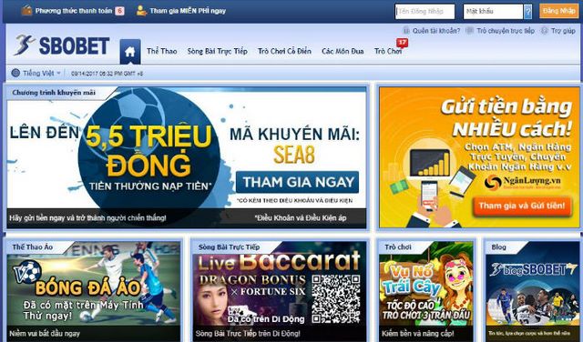 Website nhà cái được thiết kế với tone màu nhẹ nhàng, tinh tế